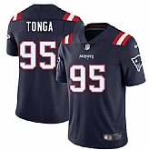 Men & Women & Youth New England Patriots #95 Khyiris Tonga Navy 2025 Vapor Limited Stitched Jersey,baseball caps,new era cap wholesale,wholesale hats